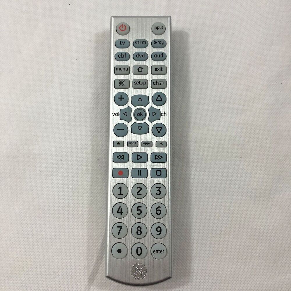 GE Remote Control Designer Series Universal‎ Device # 6177 33712-CL4  Backlit